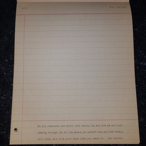 Beautiful notebook with inspirational words - Picture 2 of 3